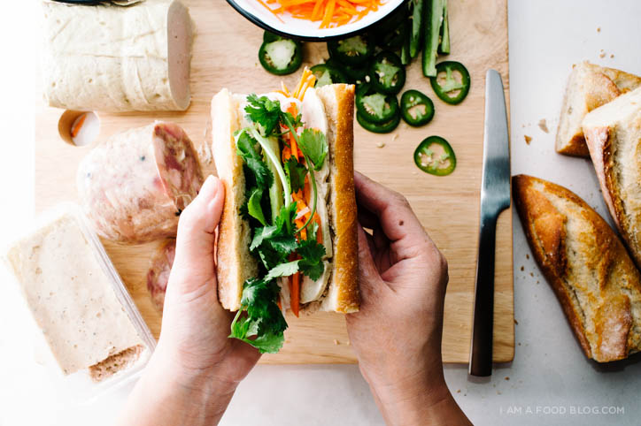 Easy Bánh Mì Sandwich Recipe · i am a food blog i am a food blog