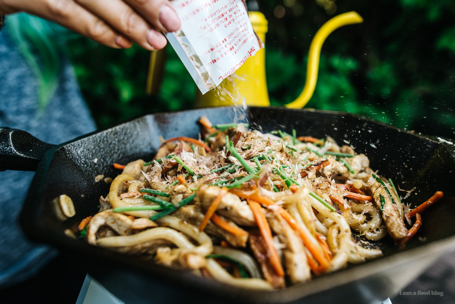 Camp Cooking One Pan Yaki Udon · i am a food blog i am a food blog