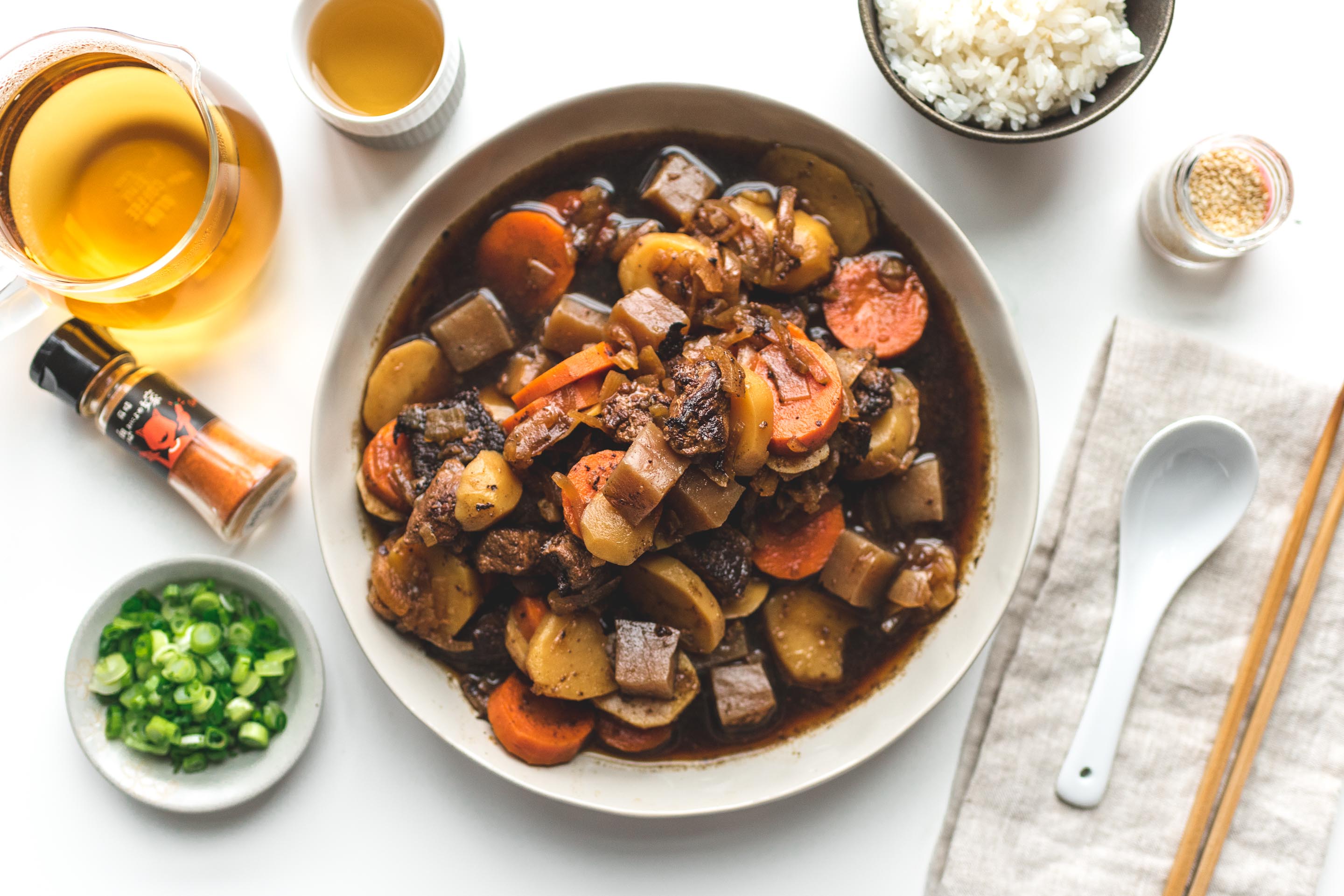 Nikujaga: Japanese Beef Stew Recipe and a Staub giveaway