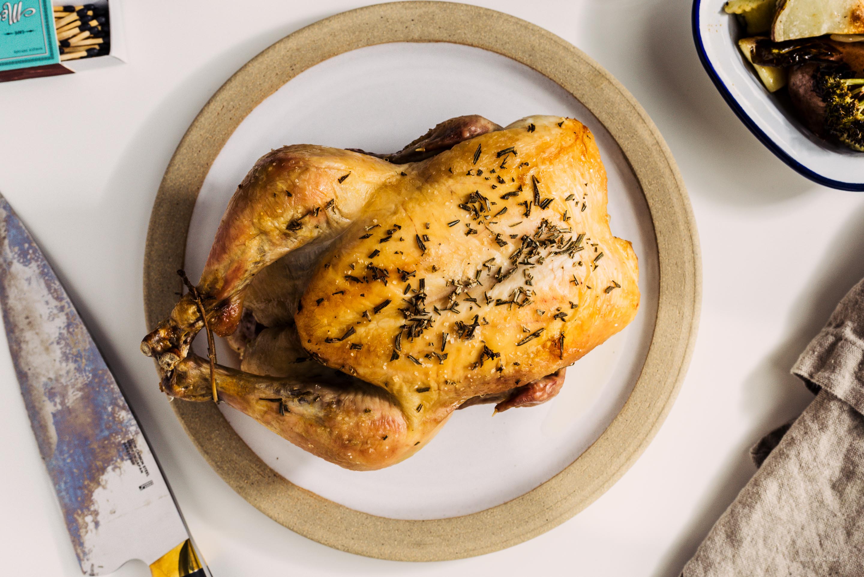 The best way to roast chicken is Thomas Keller’s perfect 3 ingredient roast chicken recipe