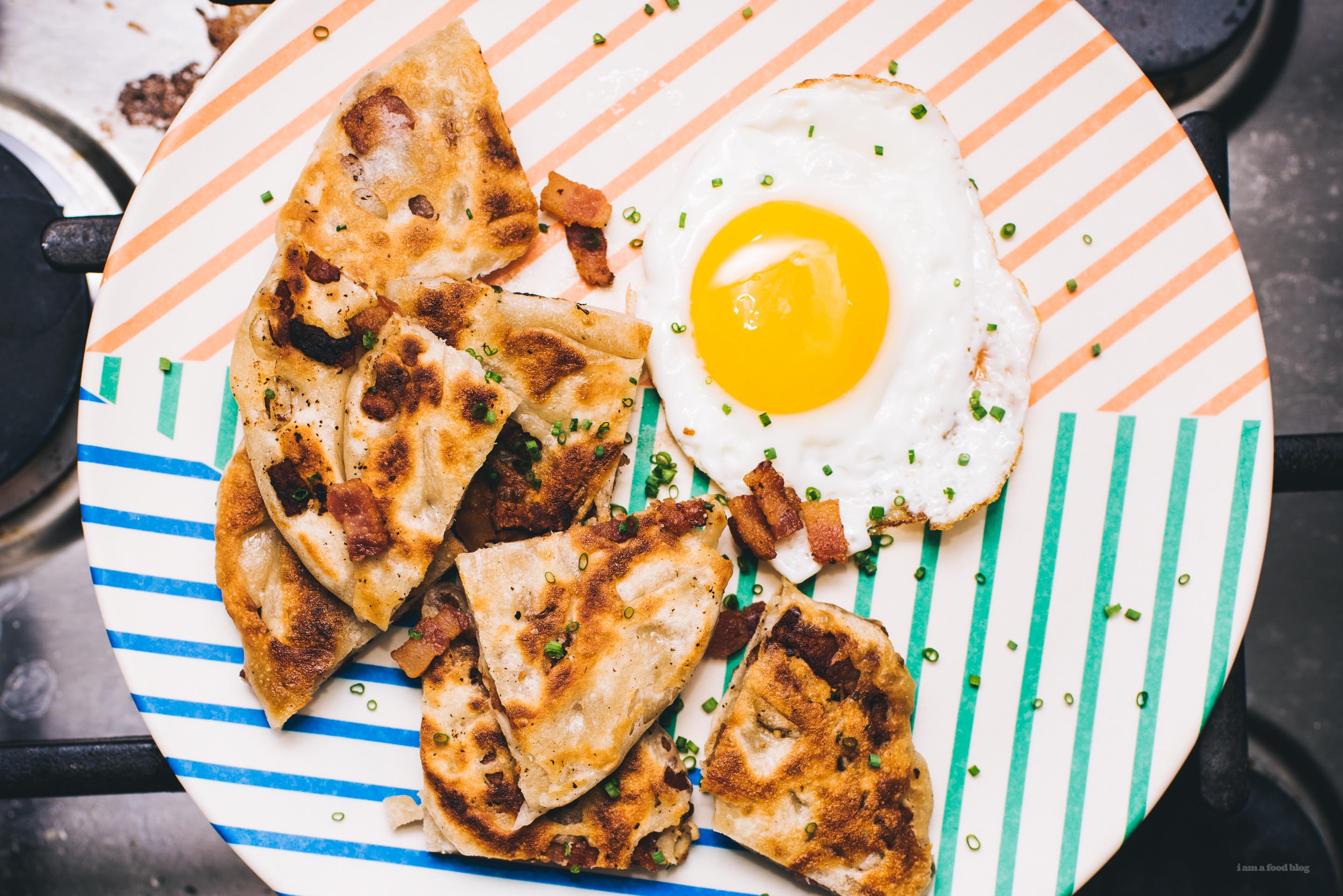 Bacon Bing Bread: a Breakfast-y Take on Classic Chinese Pancakes