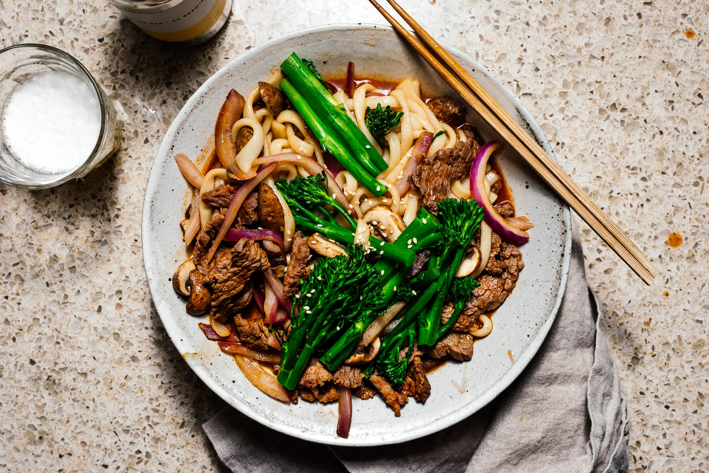 The ultimate 10 minute spicy beef weeknight stir fry udon