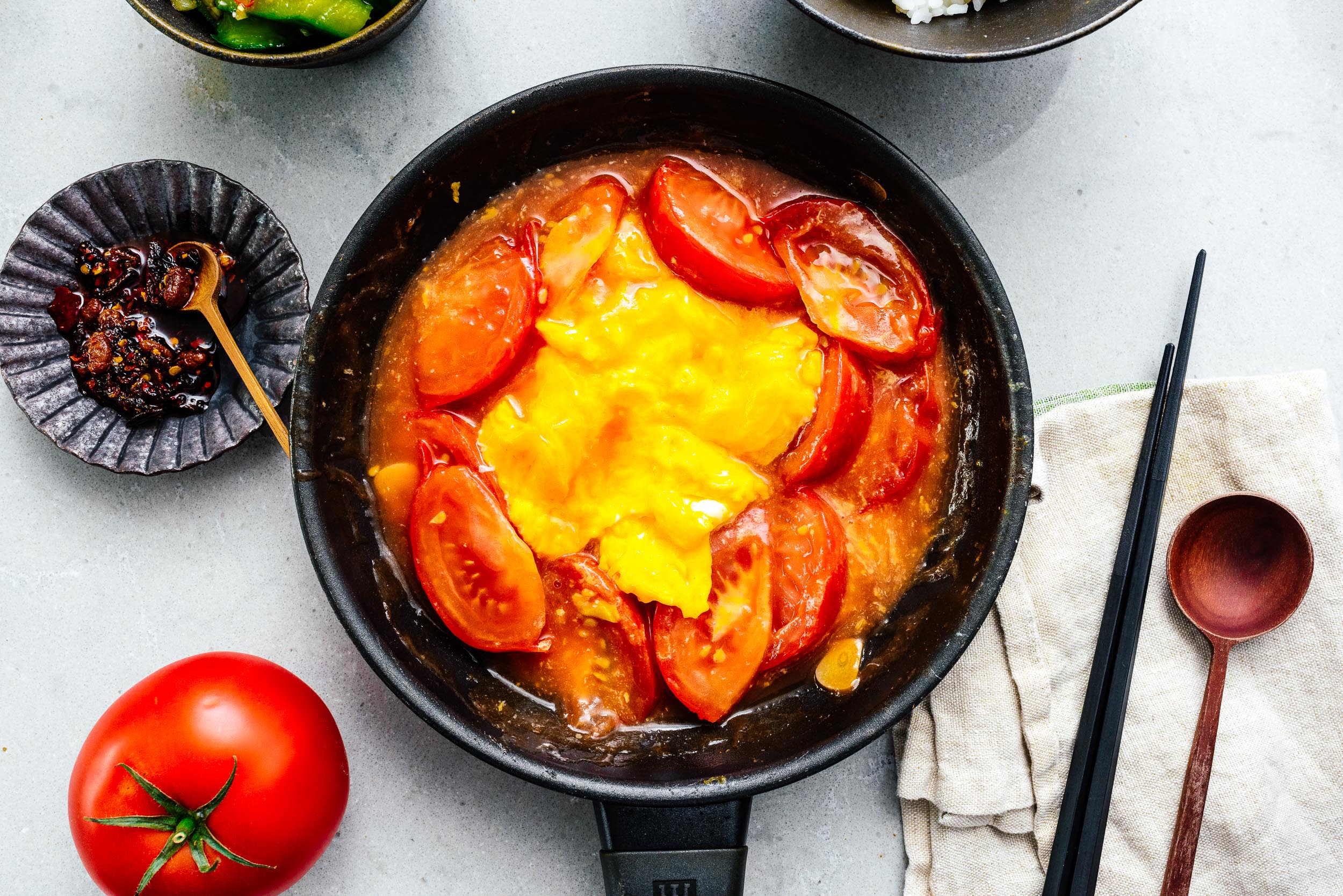 Classic Chinese Tomato Egg Stir Fry