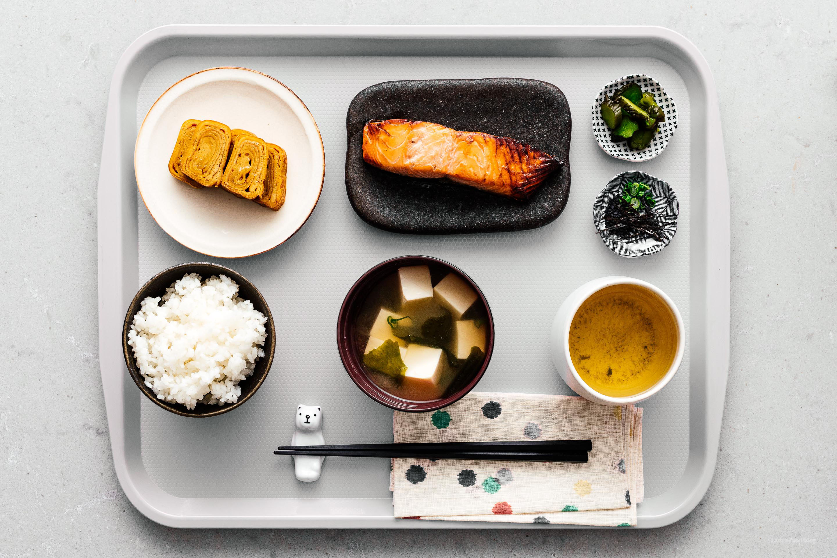 Teishoku Traditional Japanese Breakfast i am a food blog