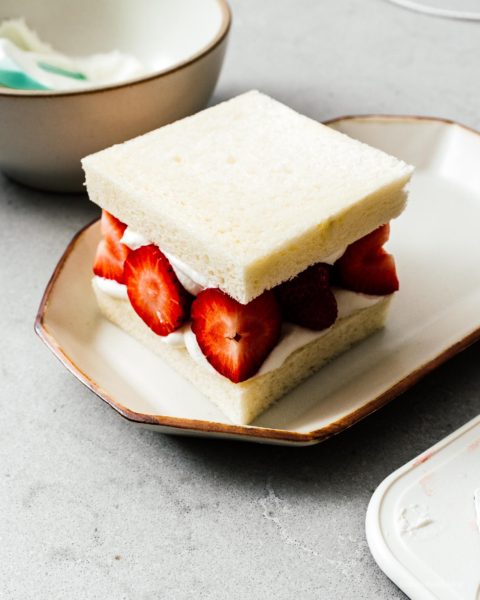 Japanese Fruit Sandwich: Strawberry Sando Recipe | www.iamafoodblog.com