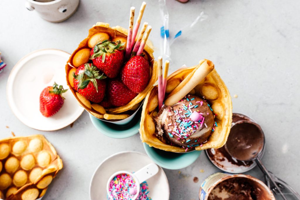 Make bubble waffle ice cream cones at home: the best way ...