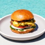 A Hatch green chile cheeseburger might be the best thing from New Mexico. Super juicy, slightly spicy, and oh so addictive. This is the burger recipe you want to be making right now. #burger #burgerrecipe #recipes #dinner #dinnerrecipes #cheeseburger #newmexico