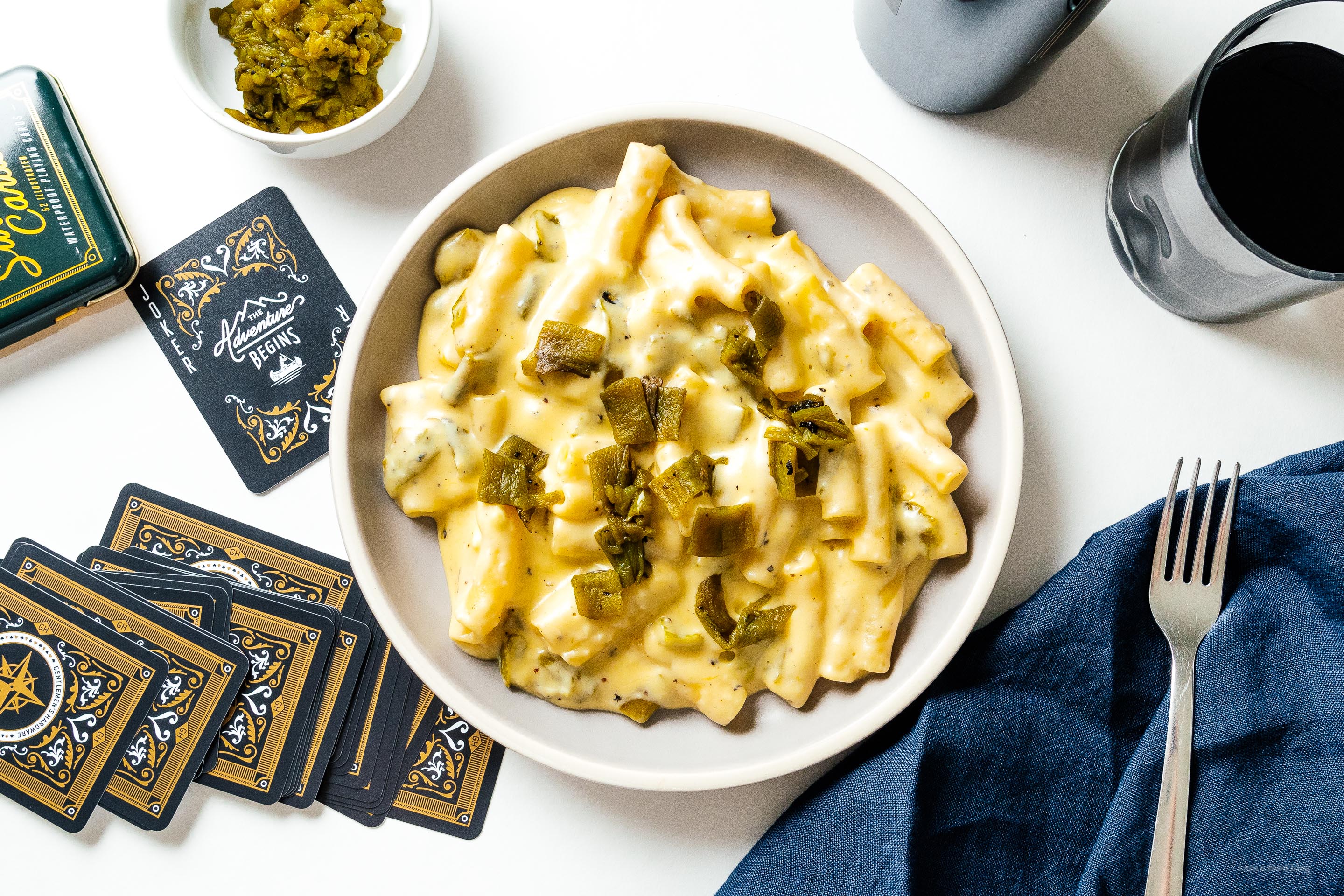 Creamy Spicy Hatch Green Chile Mac and Cheese