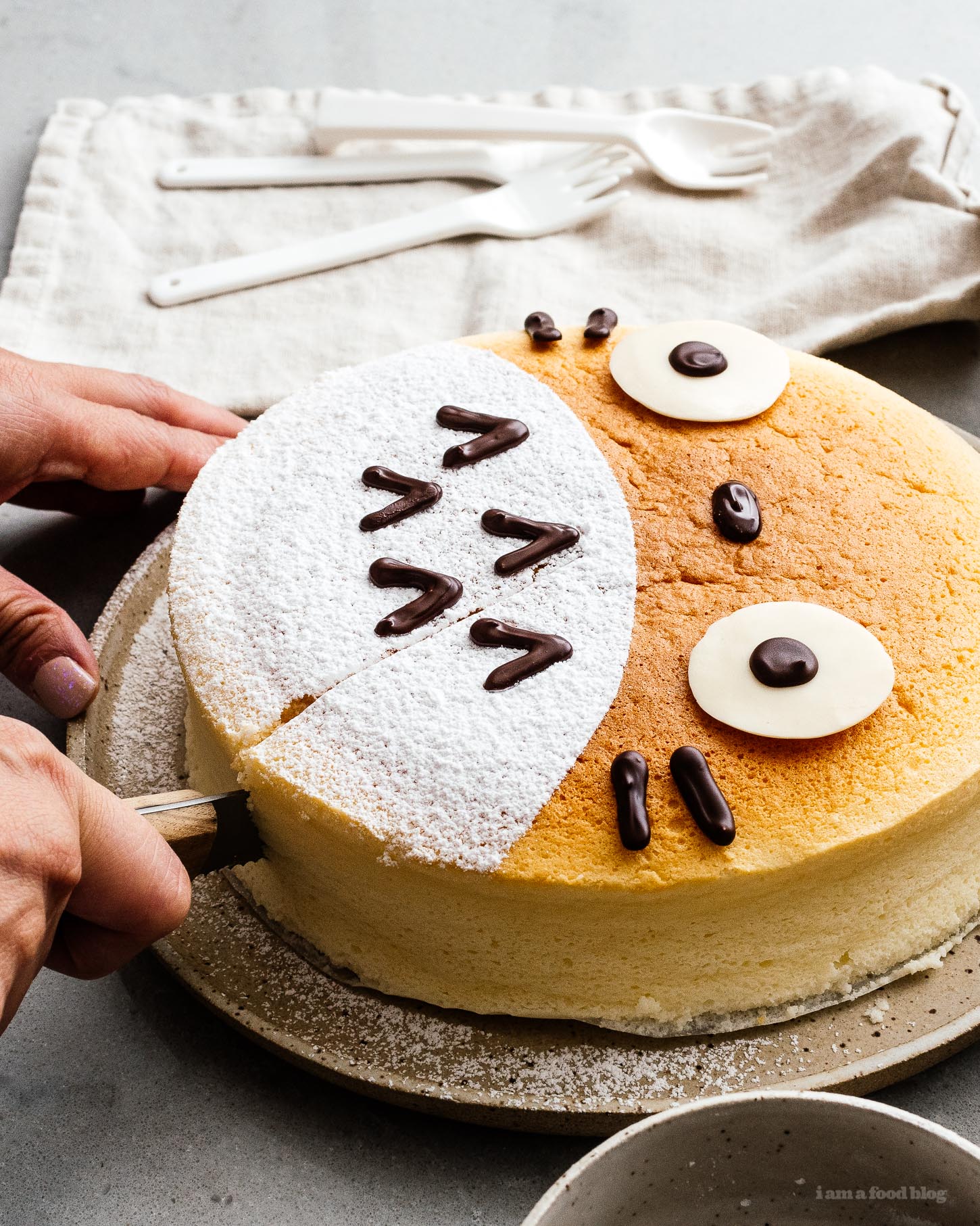 Totoro Cheesecake Recipe Fluffy Japanese Cheesecake I Am A Food