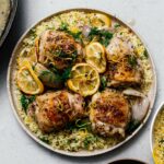 Lemon Pepper Chicken with Lemon and Dill Cous Cous Recipe | www.iamafoodblog.com