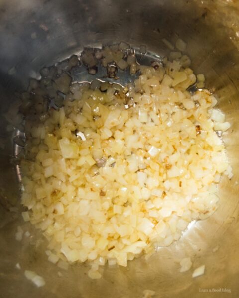 Saute your onions in an Instant Pot | www.iamafoodblog.com