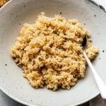 Instant Pot Brown Rice | www.iamafoodblog.com