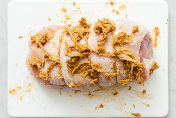 turkey breast roast with compound butter | www.iamafoodblog.com