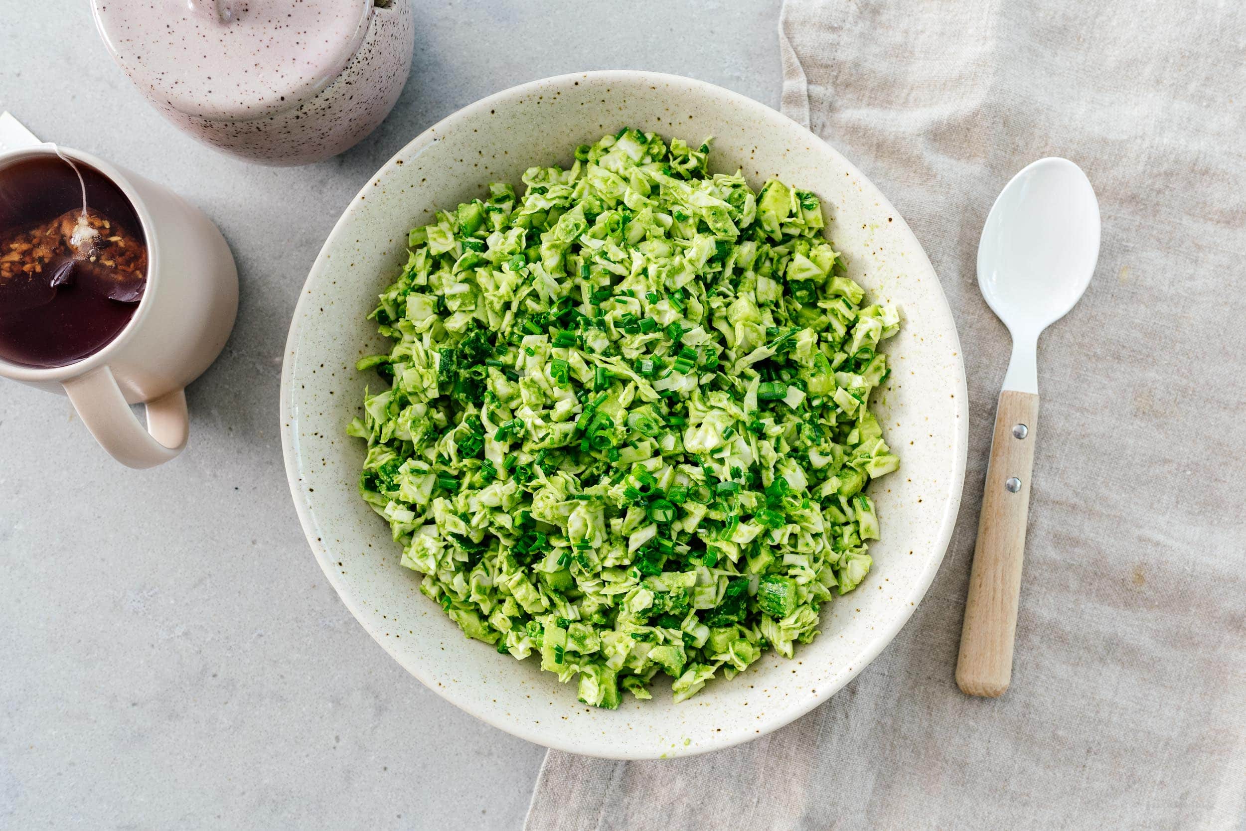 tiktok green goddess dressing recipe Salad green goddess salad ingredients