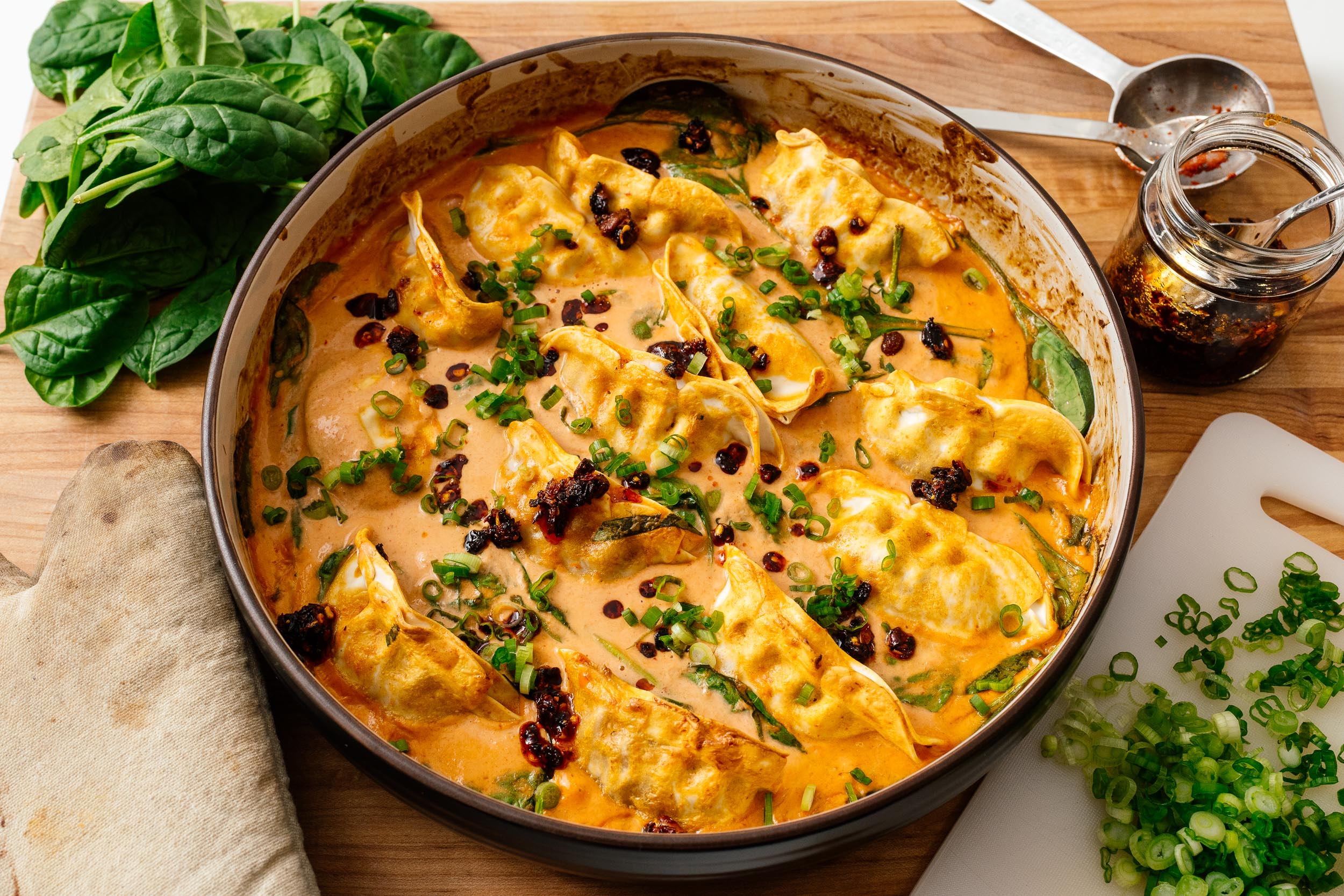 Viral Trader Joe’s Dumpling Bake